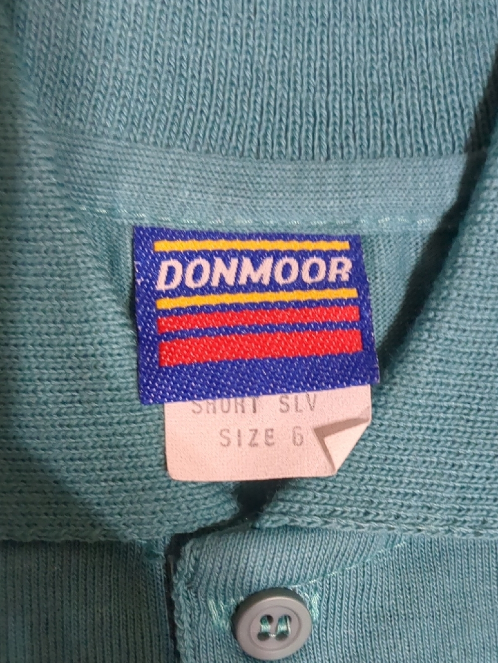 Vintage 80's Donmoor kids polo shirt Boys Size 3T NWT - Picture 5 of 9
